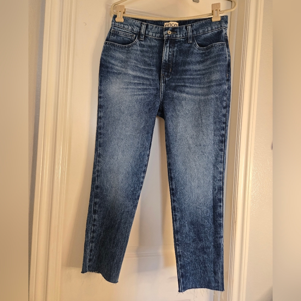 Etica Straight-Leg Jeans in Faded Blue Wash, Size 29/30 NWT